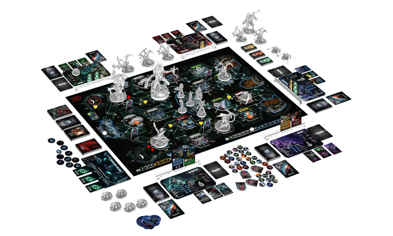 Cranio Nemesis Brettspiel semi-kooperativ 1-5