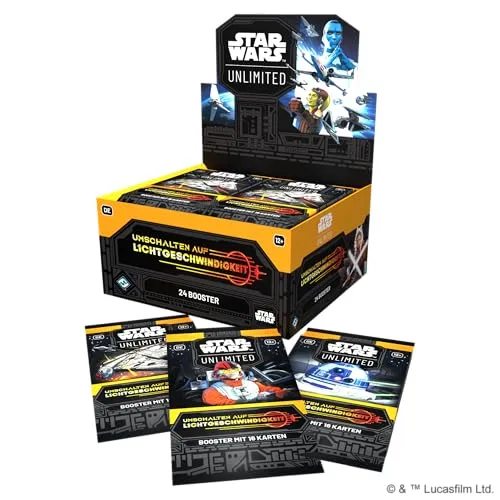 Asmodee Star Wars Unlimited Lichtgeschwindigkeit Booster 16 Karten