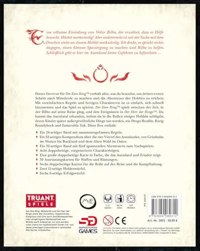 Der Eine Ring Starterset Box Deutsch Einsteiger Rollenspiel