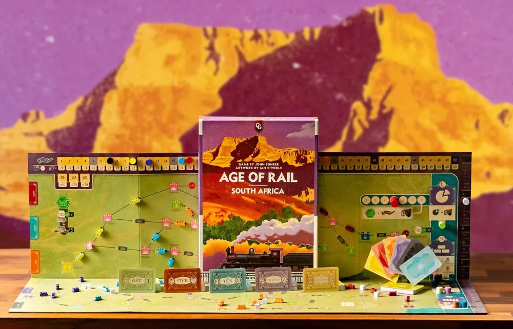 Capstone Games Age of Rail South Africa Brettspiel Eisenbahn