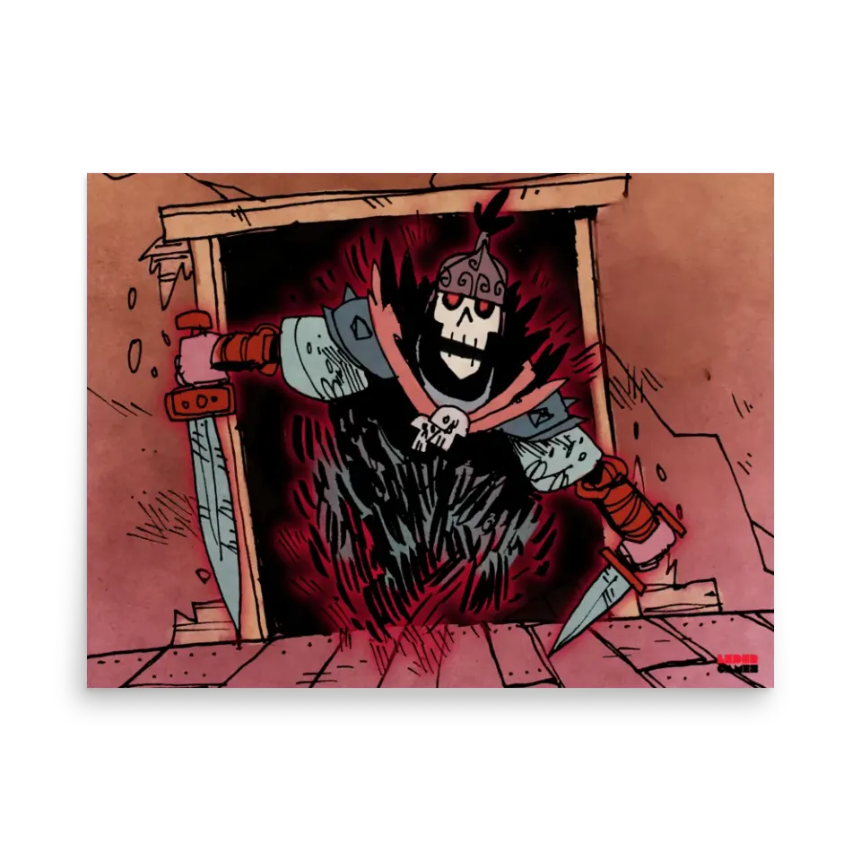 Leder Games Vast Haunted Hallways Art Print 12x18 matt