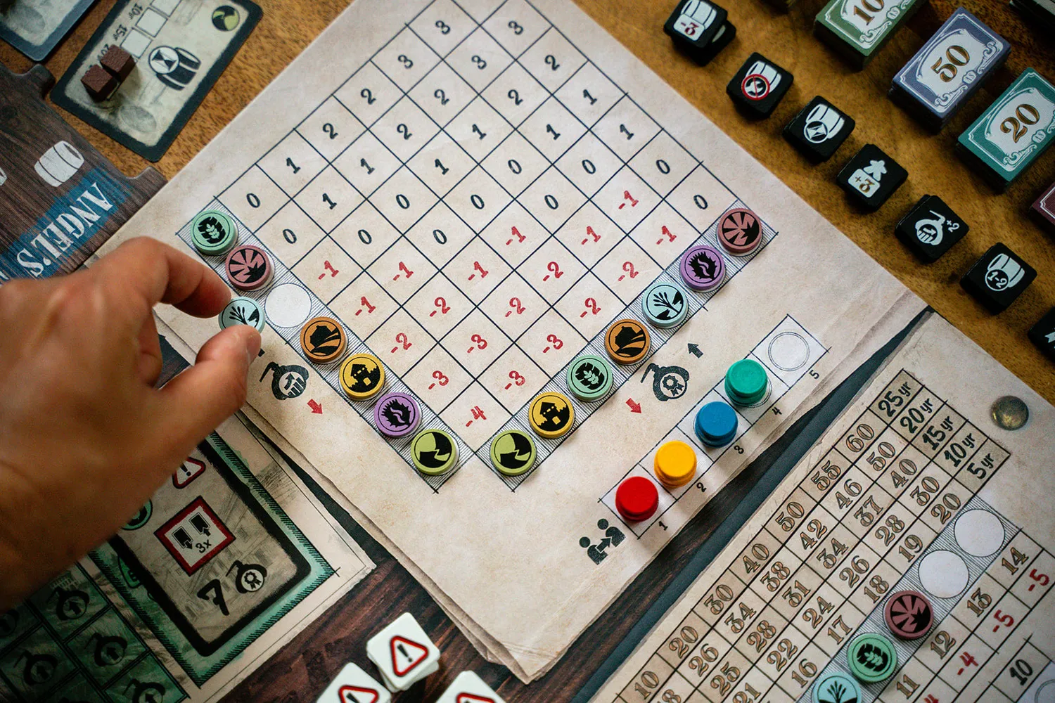 Capstone Games Angel's Share Brettspiel Whisky Ökonomie