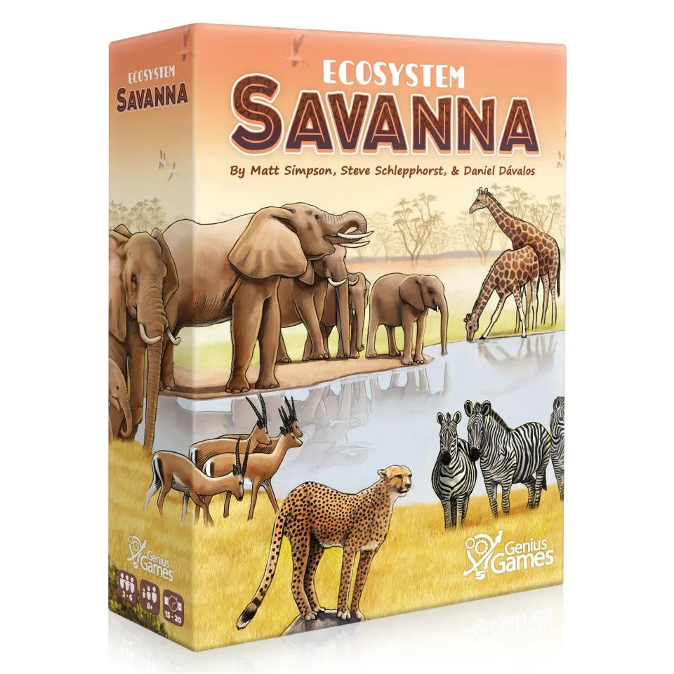 Genius Games Ecosystem Savanna Kartenspiel Savanne 2-6