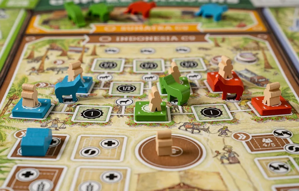 Capstone Games Coffee Traders Brettspiel Kaffee Fair Trade