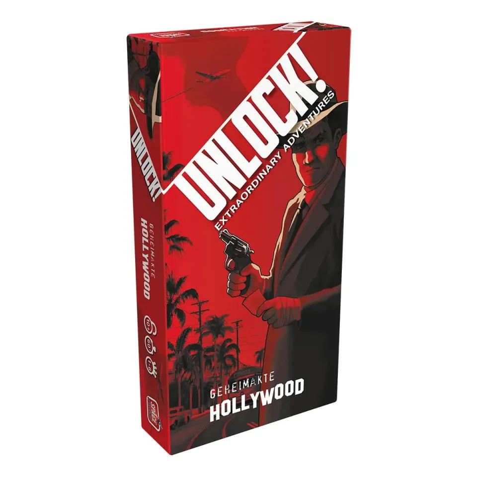 Unlock Geheimakte Hollywood Escape-Rätselspiel Deutsch 1-6 Spieler