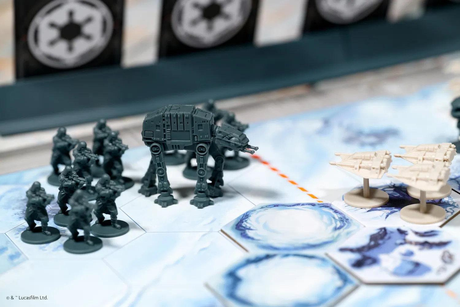 Star Wars Battle of Hoth Strategiespiel mit 74 Figuren