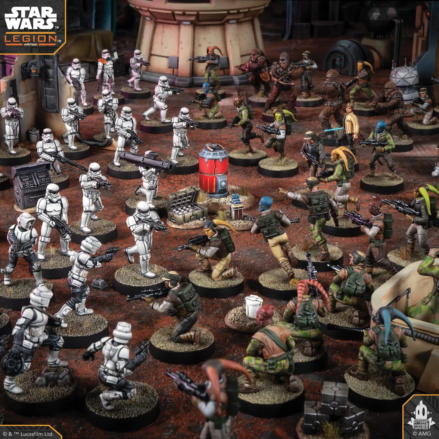 Asmodee Star Wars Legion 3D Objective Tokens Erweiterung unbemalt