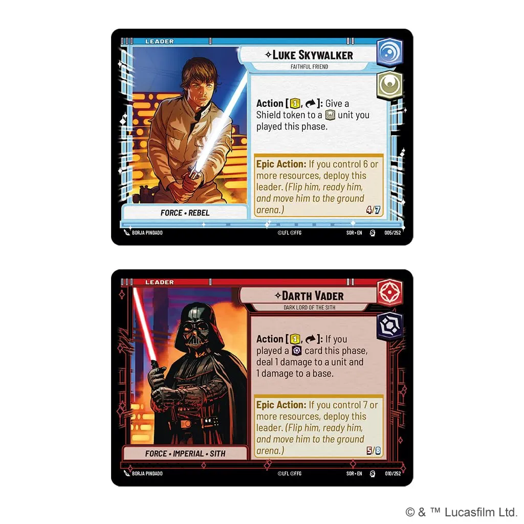 Star Wars Unlimited Spark of Rebellion Starter Englisch 2 Decks