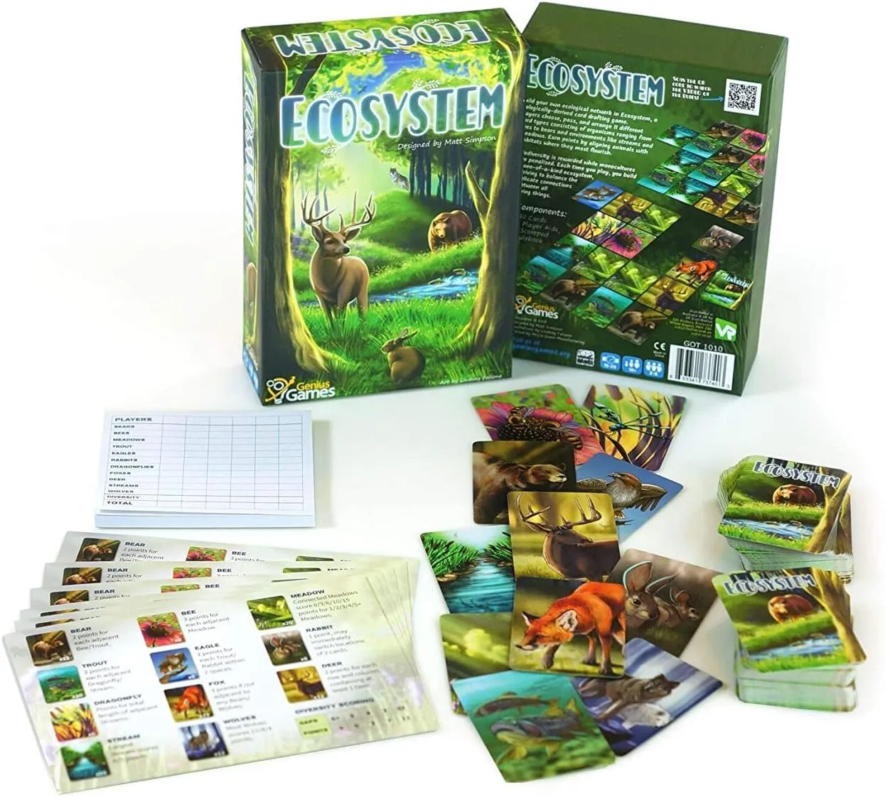 Genius Games Ecosystem Kartenspiel Biodiversität