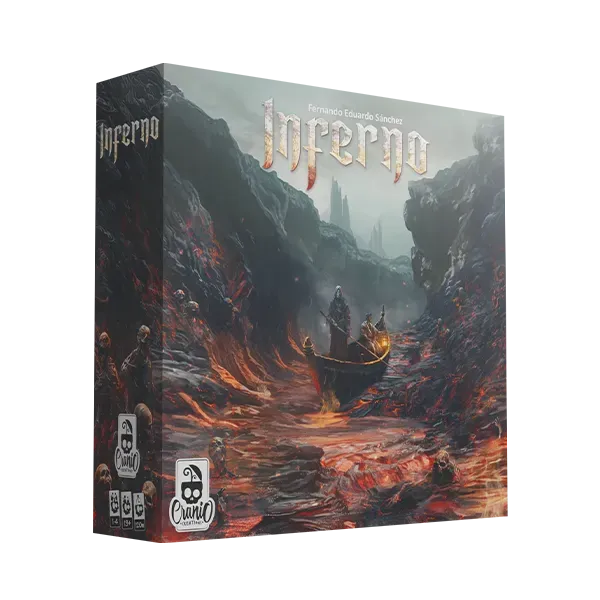 Cranio Inferno Brettspiel Dante Neuauflage