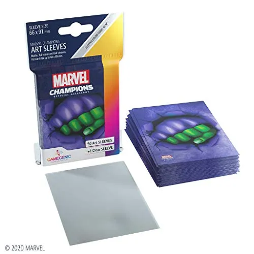 Gamegenic Marvel Champions She-Hulk Art Sleeves Kartenhüllen 50er matt