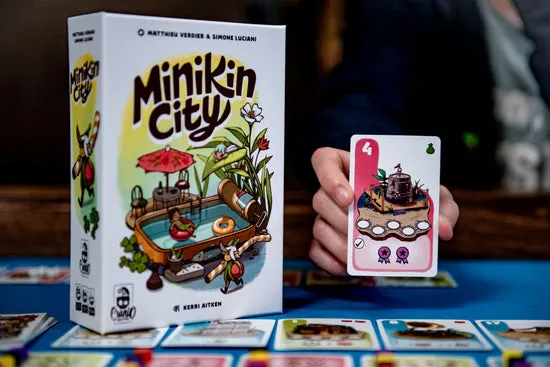 Cranio Minikin City Kartenspiel Familienspiel strategisch