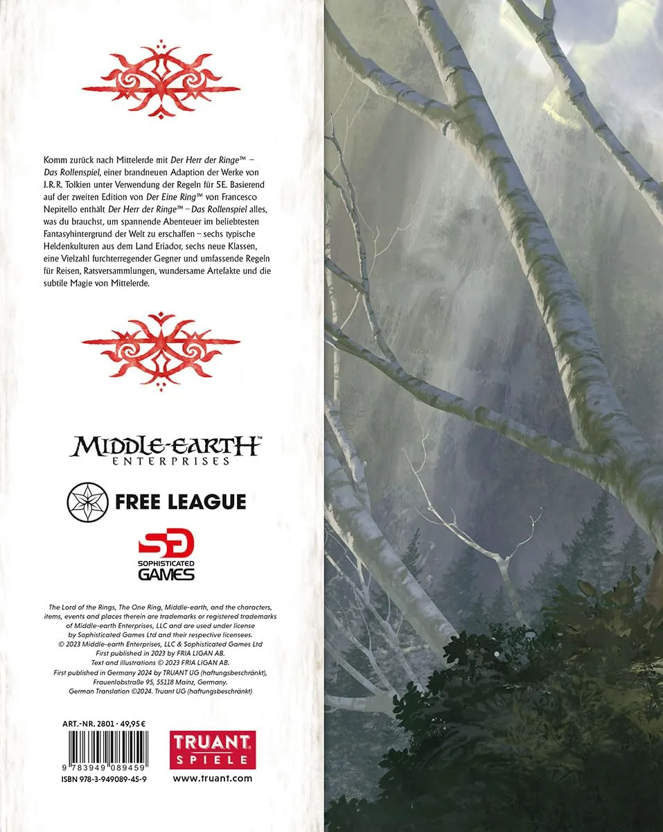 Asmodee Der Herr der Ringe Rollenspiel Grundregelwerk Deutsch