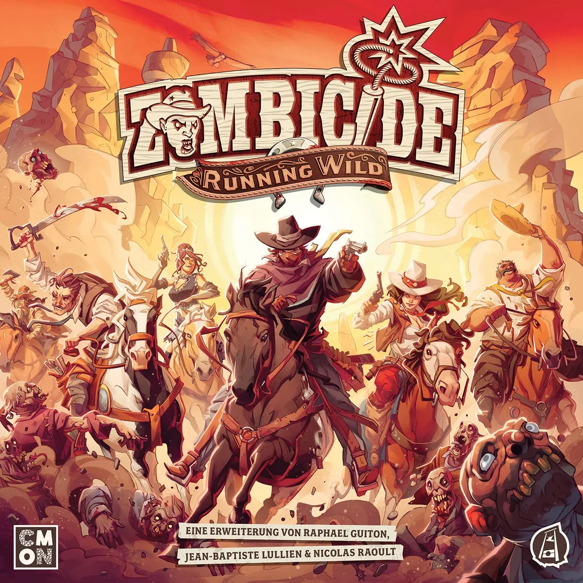 CMON Zombicide Undead or Alive Running Wild Erweiterung Deutsch 1-6 Spieler