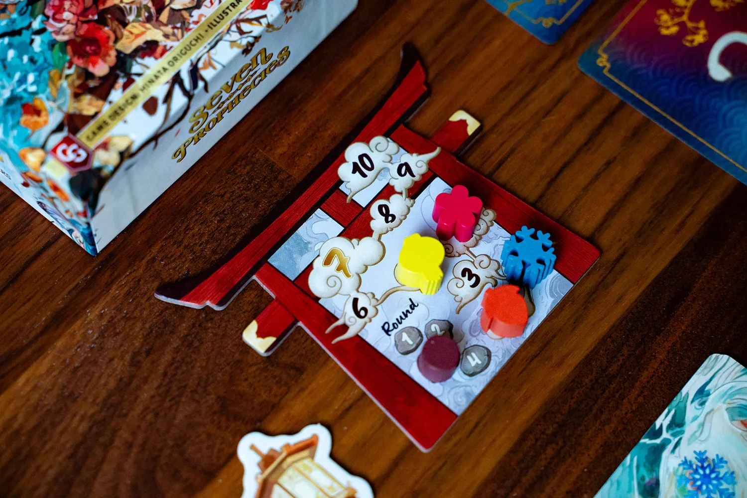 Capstone Games Seven Prophecies Stichspiel