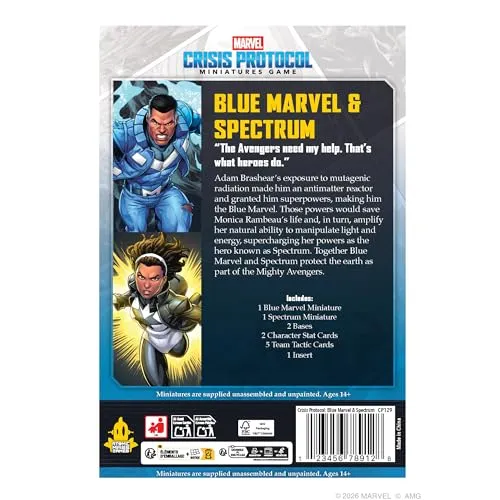Asmodee Marvel Crisis Protocol Blue Marvel Spectrum Charakterpack Helden