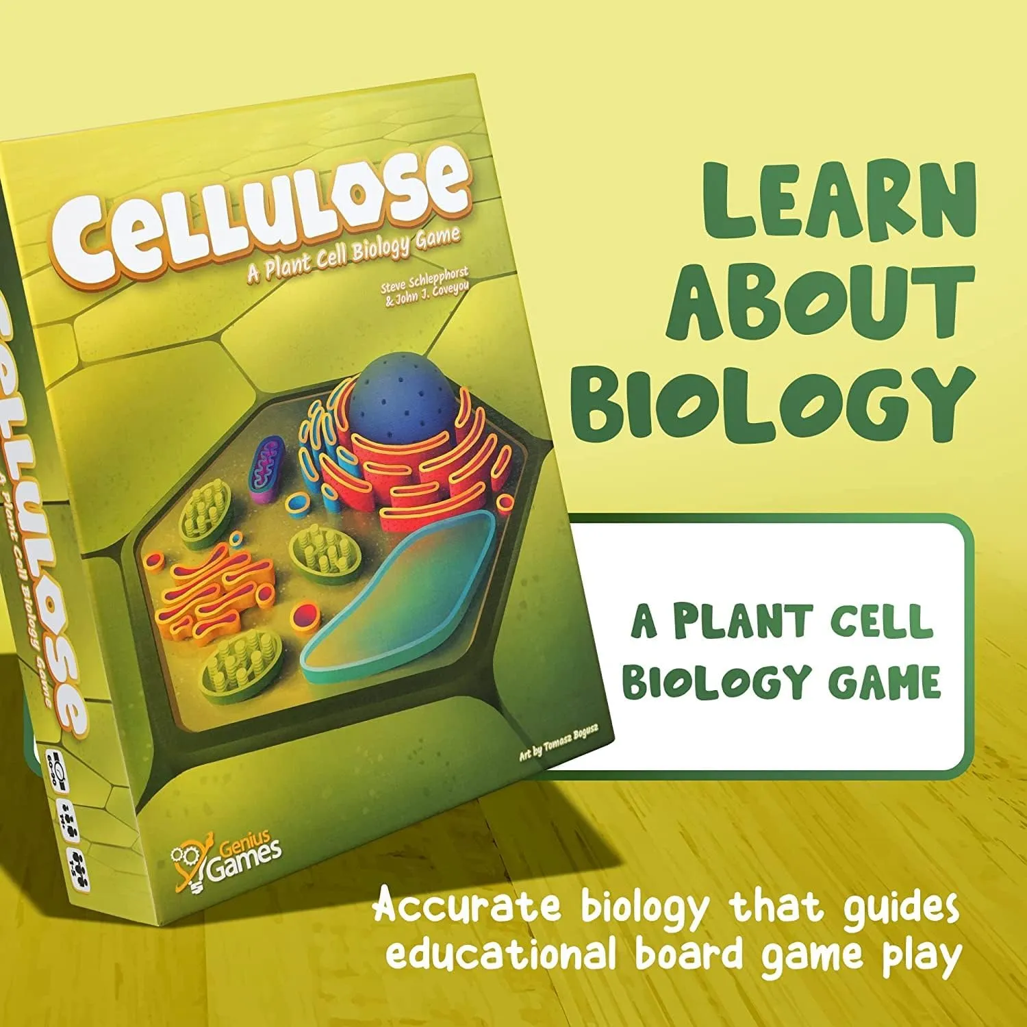 Genius Games Cellulose Brettspiel Pflanzenzelle Strategie 1-5