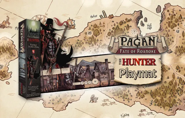 Capstone Games Pagan Brettspiel Hunter Spielmatte Jäger
