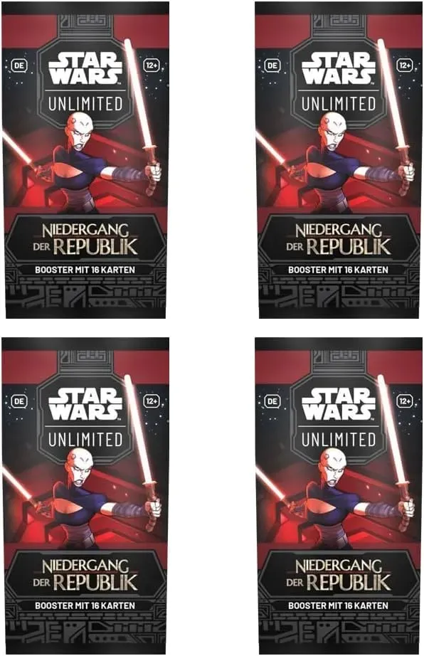 Star Wars Unlimited Niedergang der Republik Booster Deutsch selten