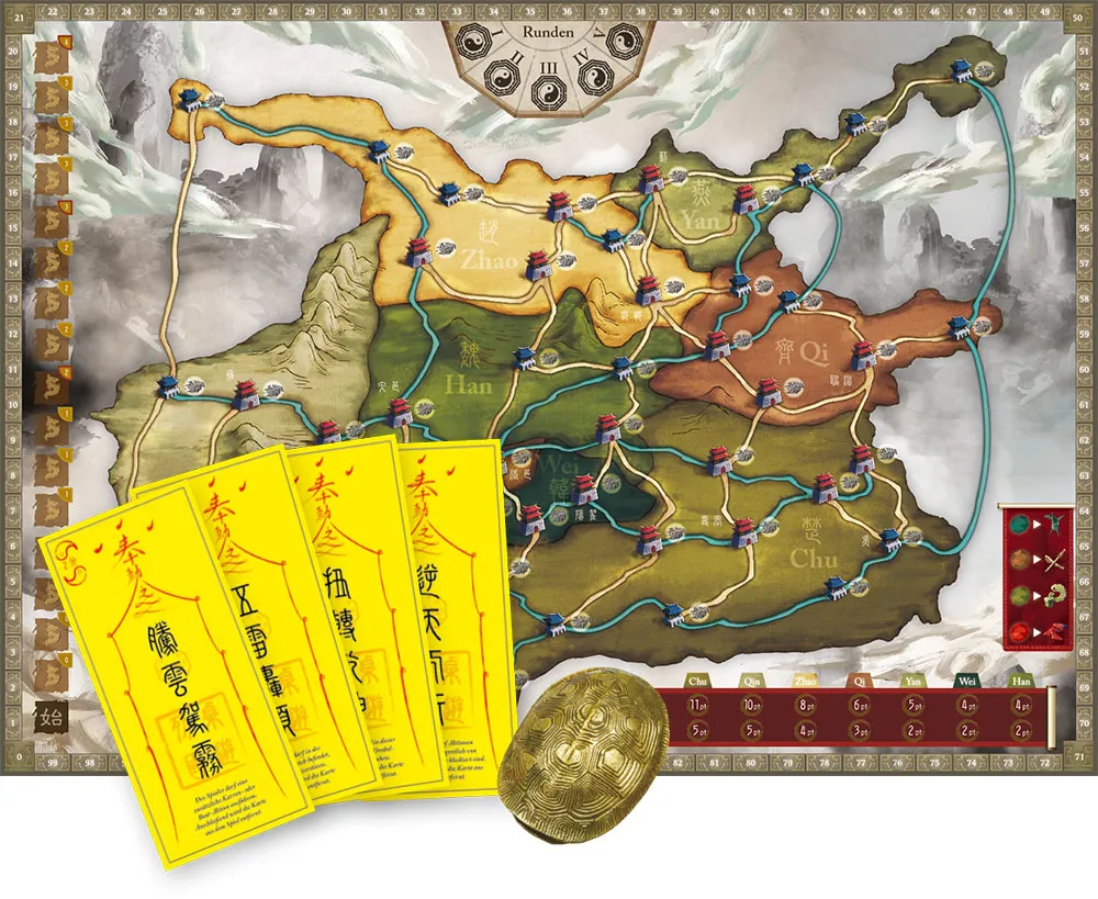 Spielefaible Yin Yang Brettspiel Area Control Strategiespiel