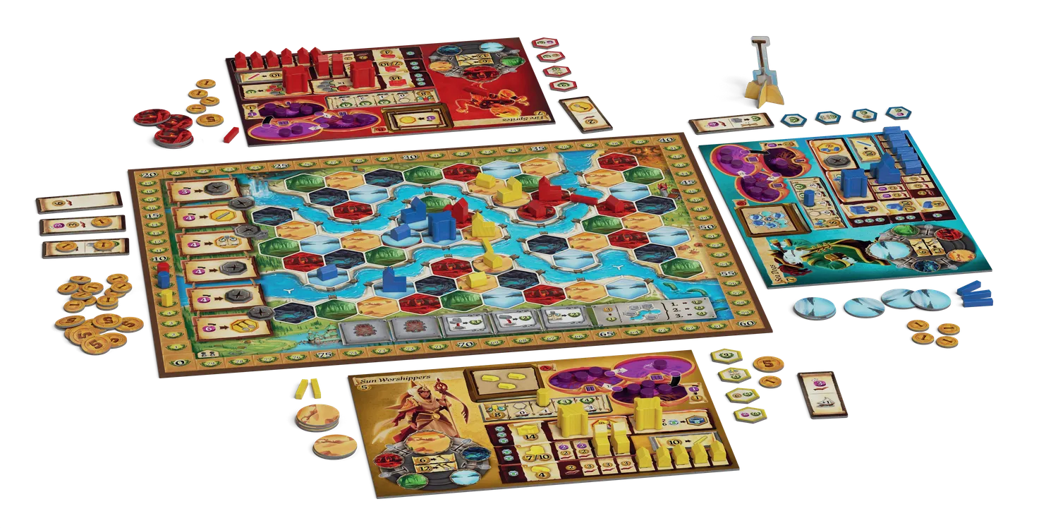 Cranio Terra Nova Brettspiel Strategie 10 Fraktionen