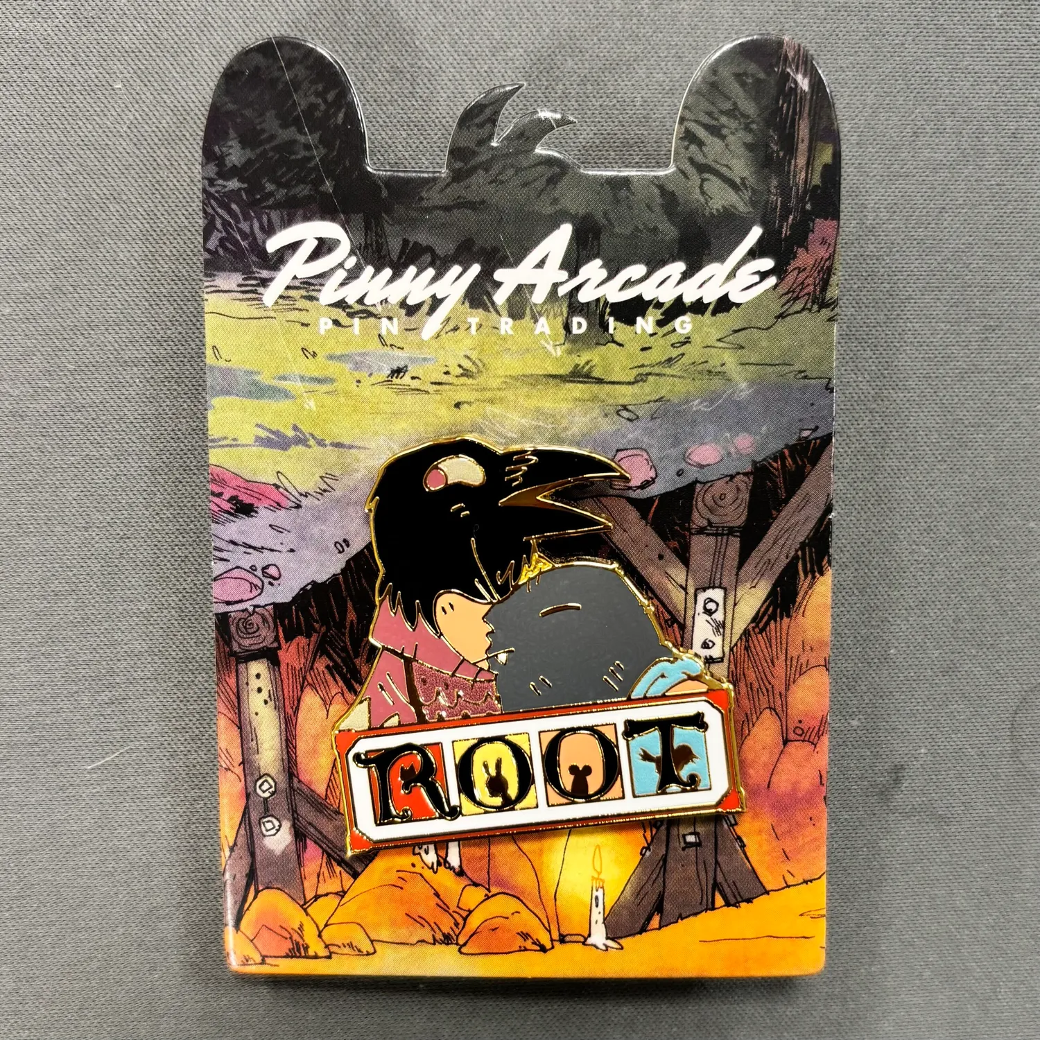 Leder Games Root Underworld Portrait Pin Anstecker