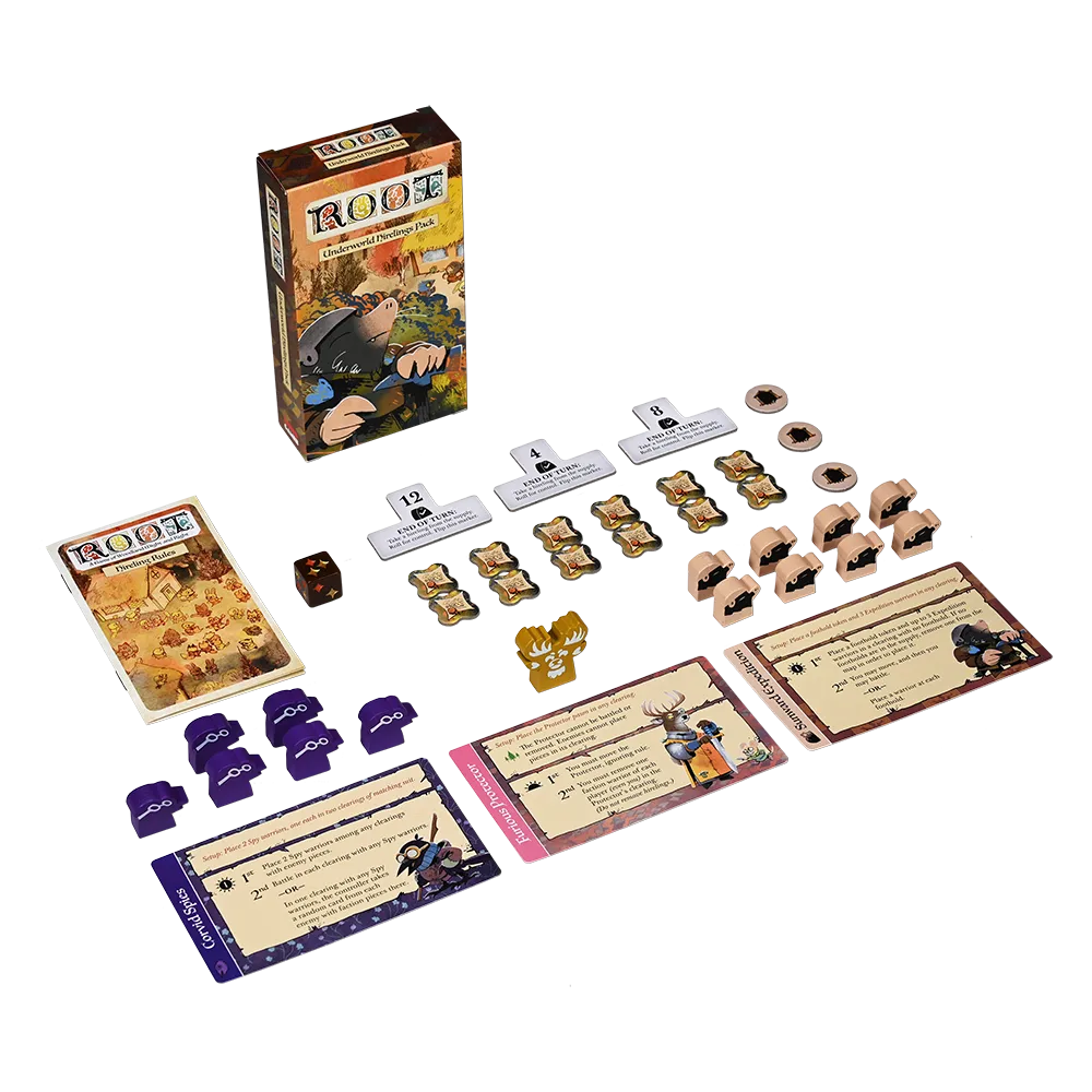 Leder Games Root Underworld Hirelings Erweiterung