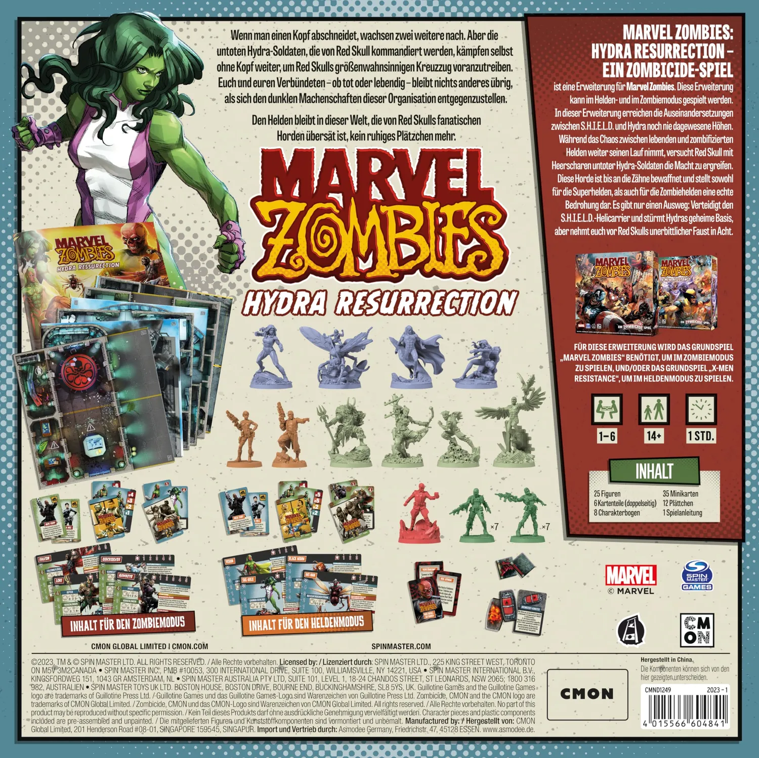CMON Marvel Zombies Hydra Resurrection Erweiterung Deutsch