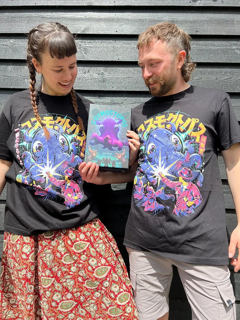 Cosmoctopus Kaiju T-Shirt Baumwolle S-3XL Unisex