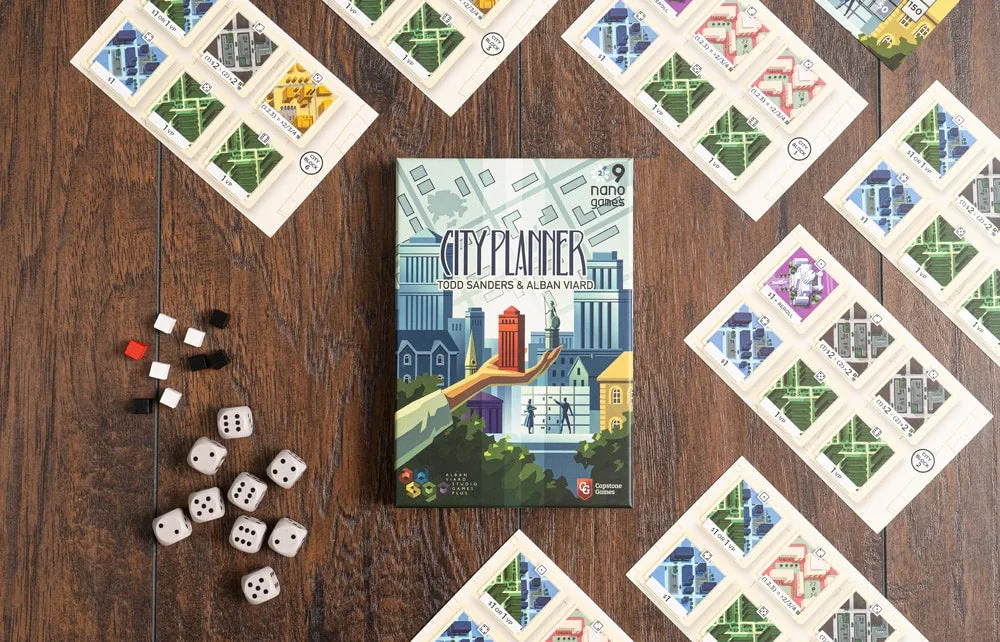 Capstone Nano9Games City Planner Vol.2 Kartenspiel 9 Karten