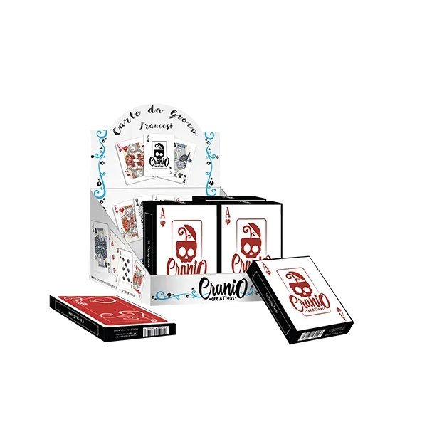 Cranio Französische Spielkarten Standarddeck