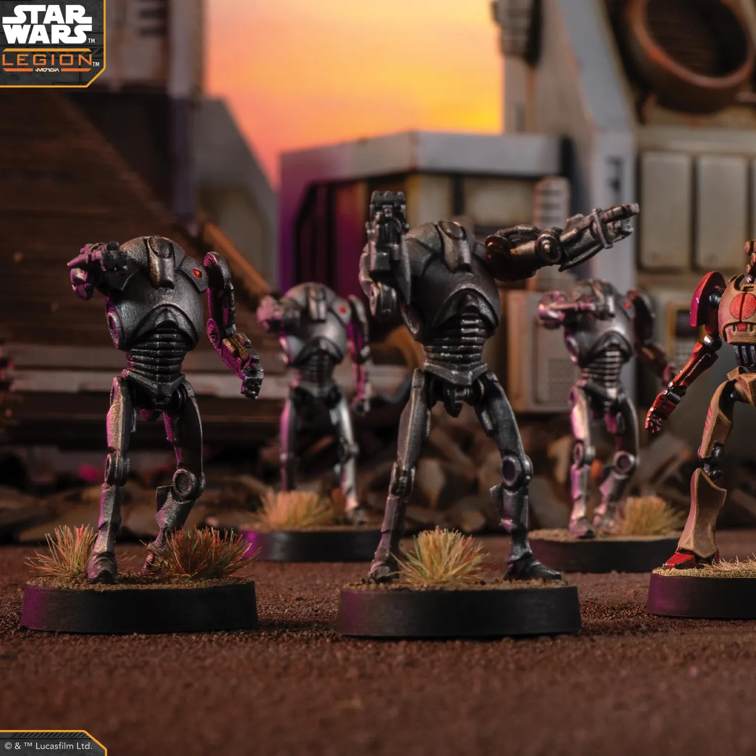 Asmodee Star Wars: Legion Supertaktik-Kommandodroide Tabletop-Erweiterung
