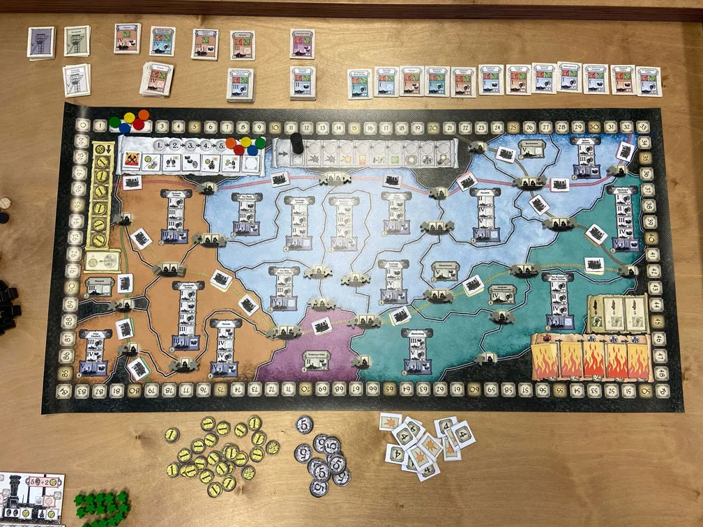 Spielefaible Kohle & Kolonie Brettspiel Ruhrgebiet Neu
