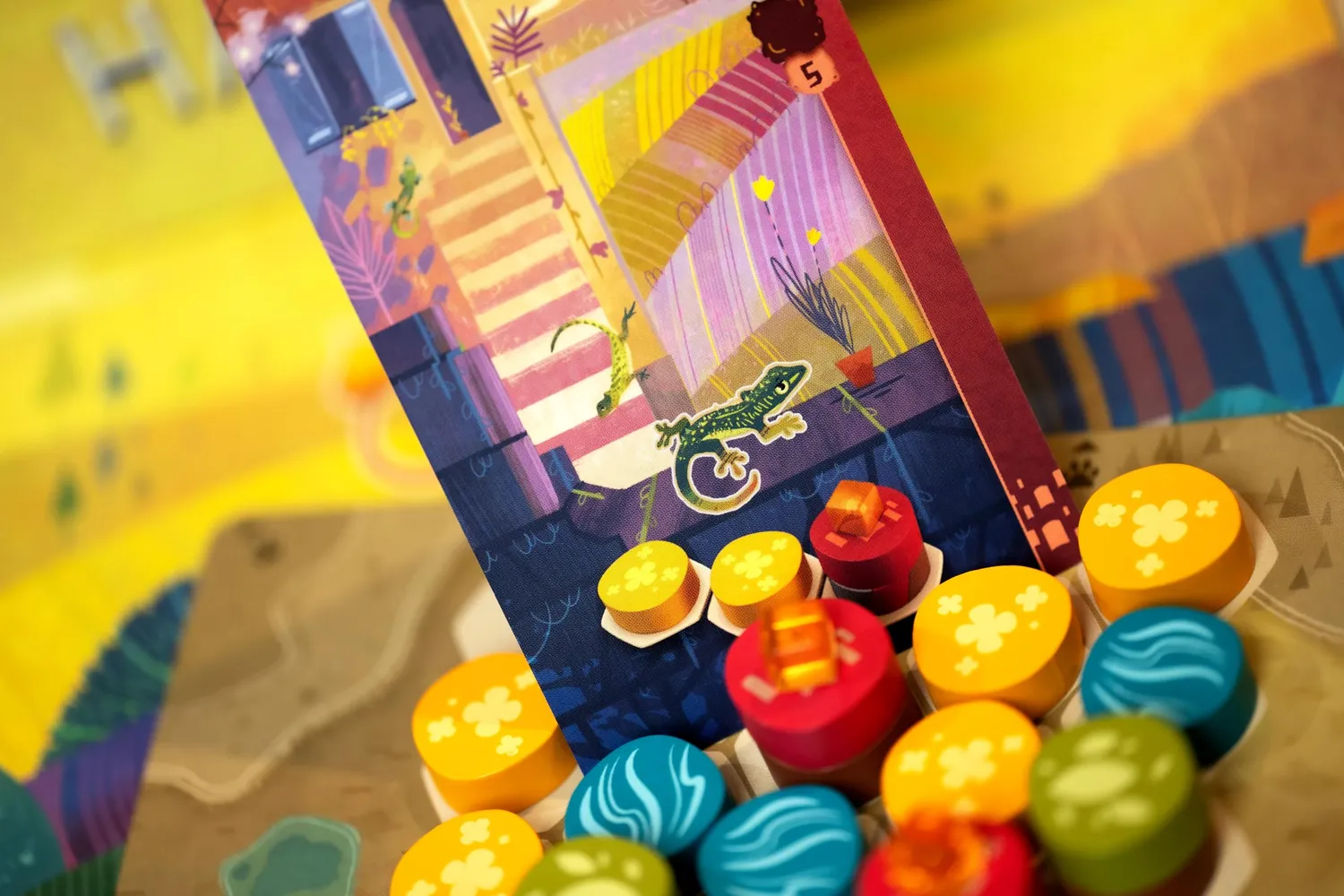 Asmodee Harmonies Brettspiel Deutsch Tier-Landschaften