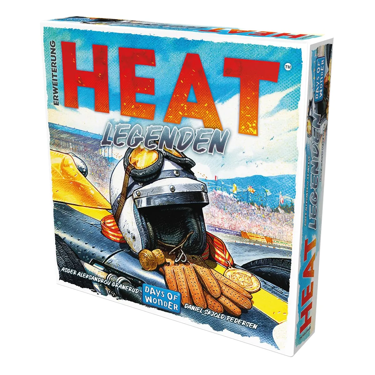 Asmodee Heat Legenden Erweiterung Deutsch für 12 Rennwagen