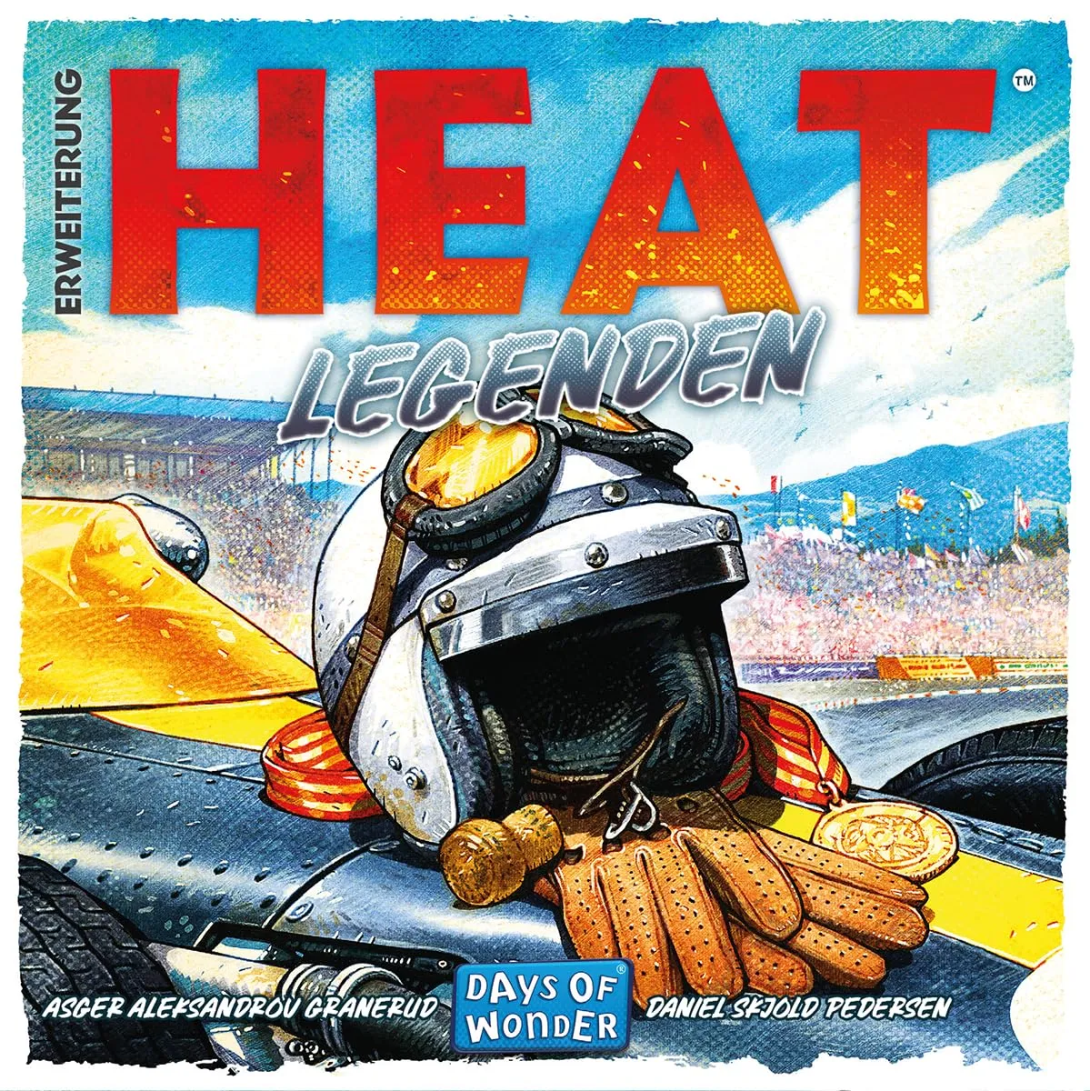 Asmodee Heat Legenden Erweiterung Deutsch für 12 Rennwagen