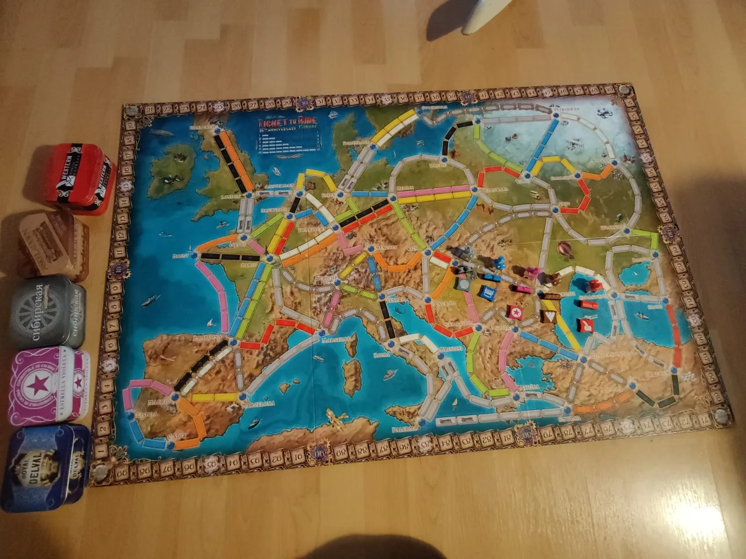 Days of Wonder Zug um Zug Europa 15. Jubiläum Brettspiel Deutsch
