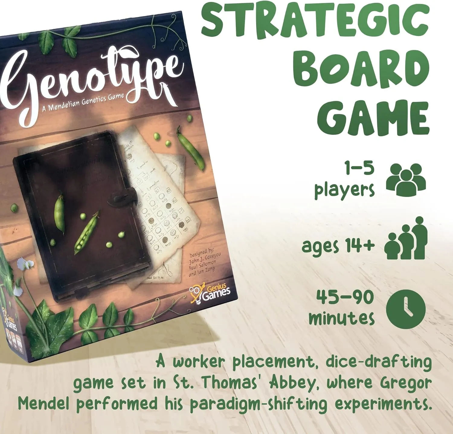 Genius Games Genotype Brettspiel Bundle Collector's Edition Genetik