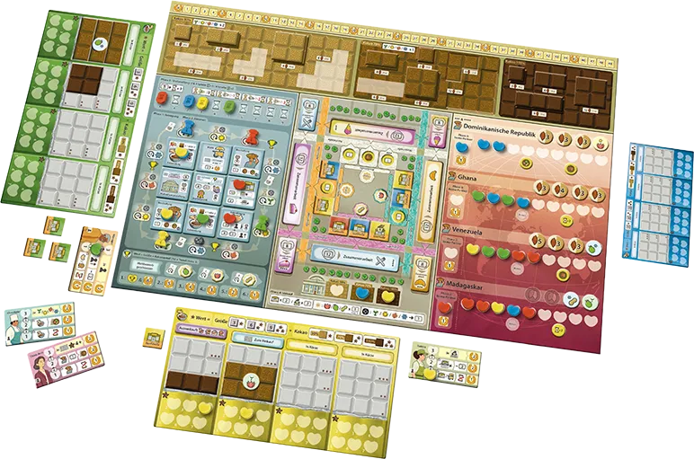 Spielefaible Bean to Bar Brettspiel Schokolade