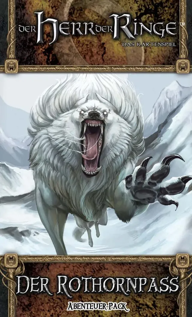 Fantasy Flight Herr der Ringe LCG Der Rothornpass Abenteuerpack Deutsch