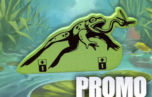 Capstone Games Pondscape Wooden Frog Promo Spielfigur