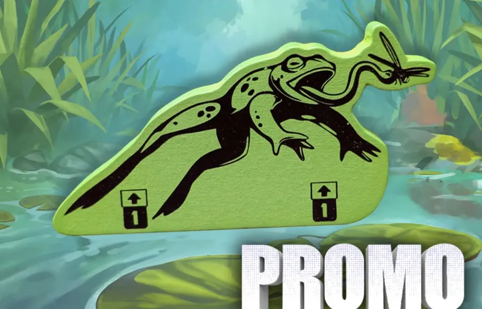 Capstone Games Pondscape Wooden Frog Promo Spielfigur