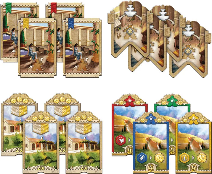 Spielefaible Lions of Lydia Brettspiel deutsch Bag-Building