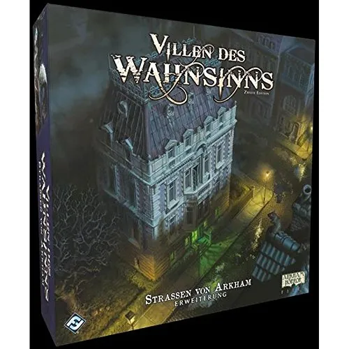 Fantasy Flight Games Villen des Wahnsinns Straßen von Arkham Erweiterung Deutsch
