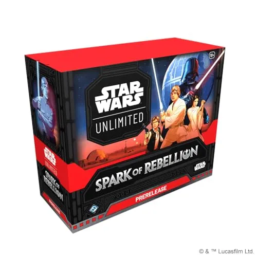 Star Wars Unlimited Spark of Rebellion Prerelease-Box TCG 6 Booster