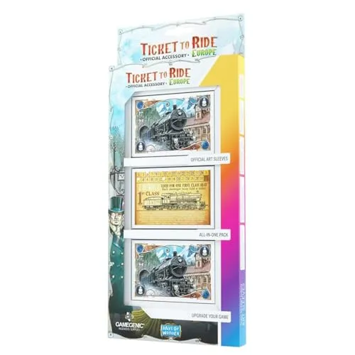 Gamegenic Zug um Zug Europa Art Sleeves 168 Kartenhüllen