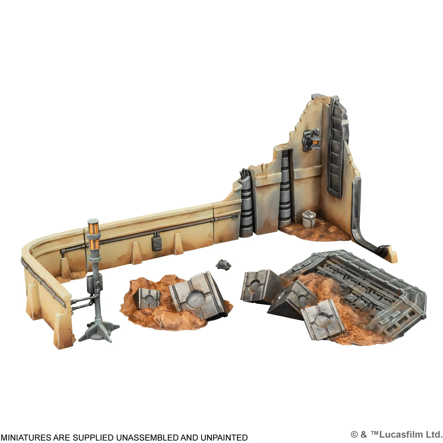Asmodee Star Wars: Legion Outer Rim Battles Geländeset Deckung