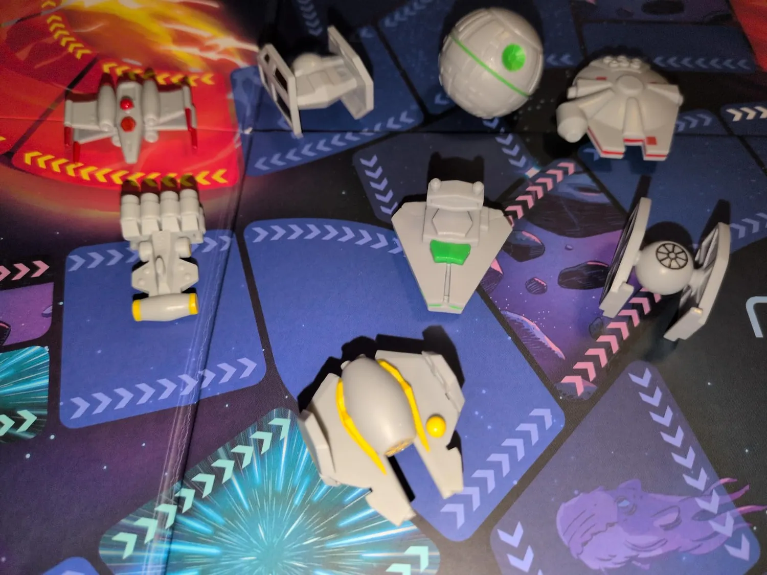Asmodee Star Wars Super Teams Familienspiel Rennen 4 Teams