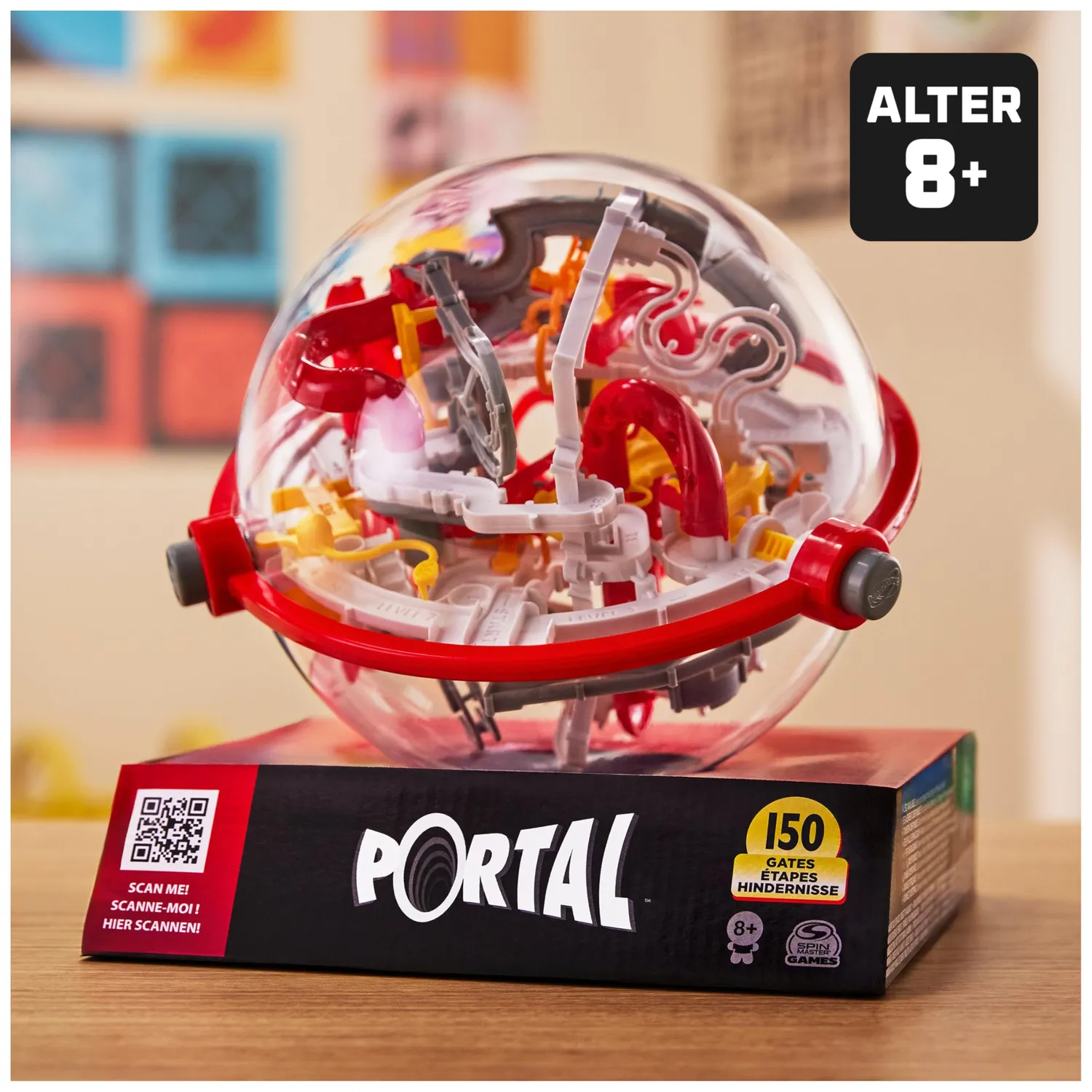 Spin Perplexus Portal 3D-Kugellabyrinth 150 Hindernisse Solo