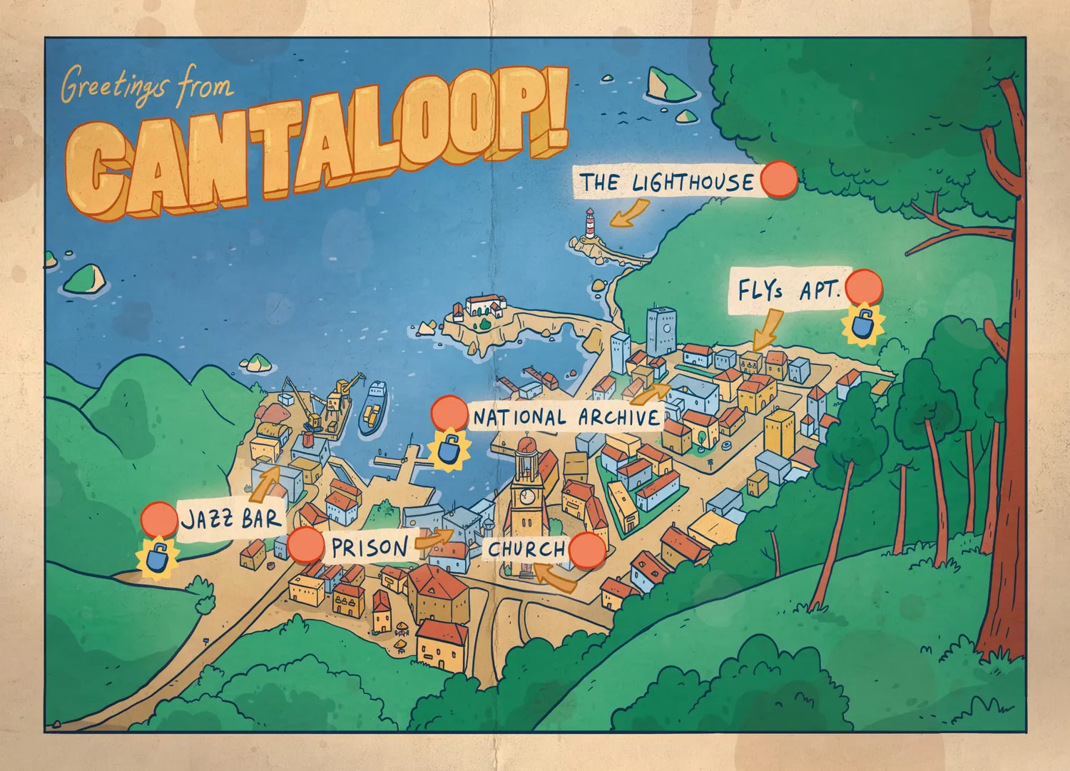 Lookout Cantaloop Buch 1 Einbruch in den Knast Rätselspiel